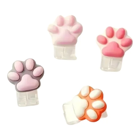 Cute Paw Print Clips - Set of 4 - Picture 2 of 3